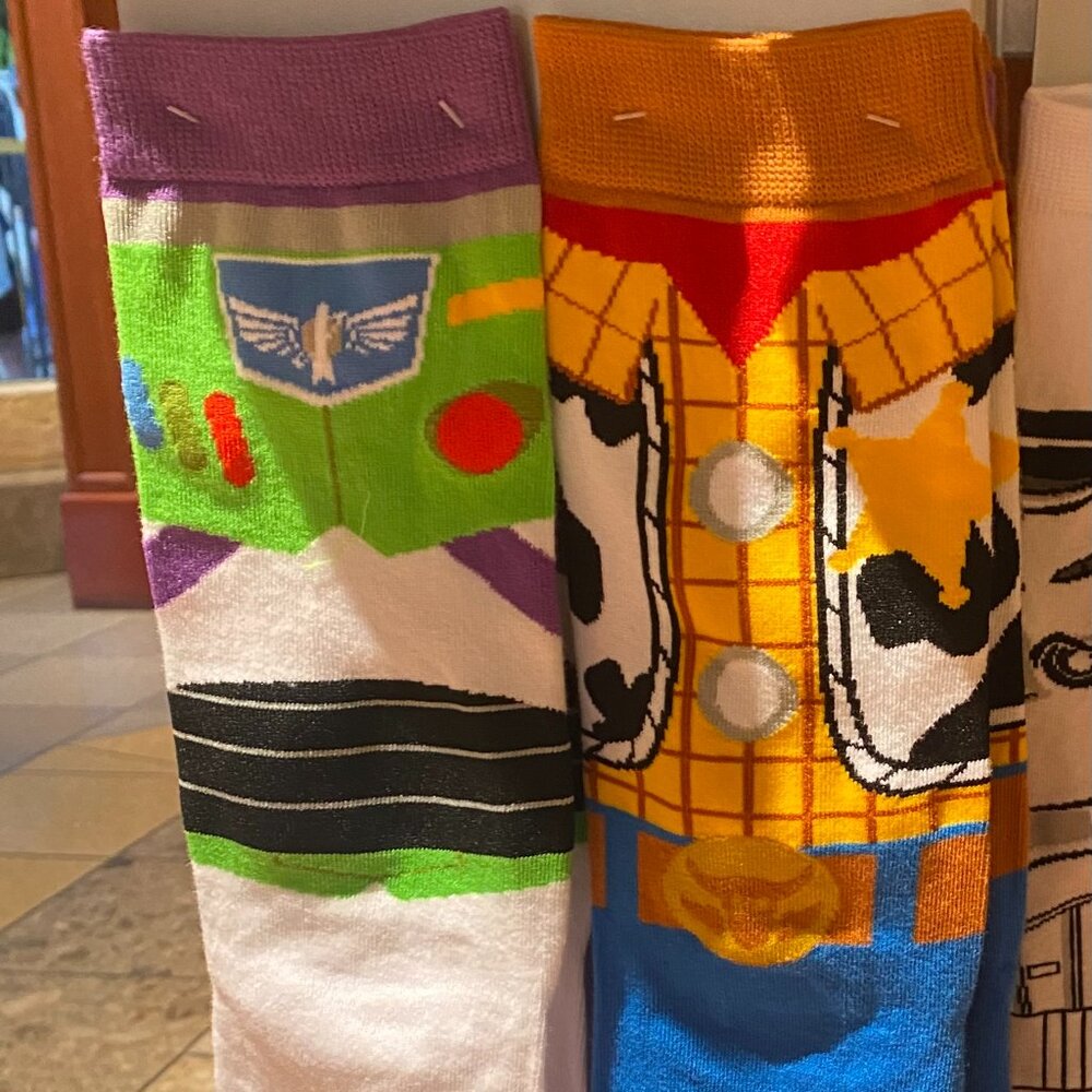 Buzz and Woody Socks